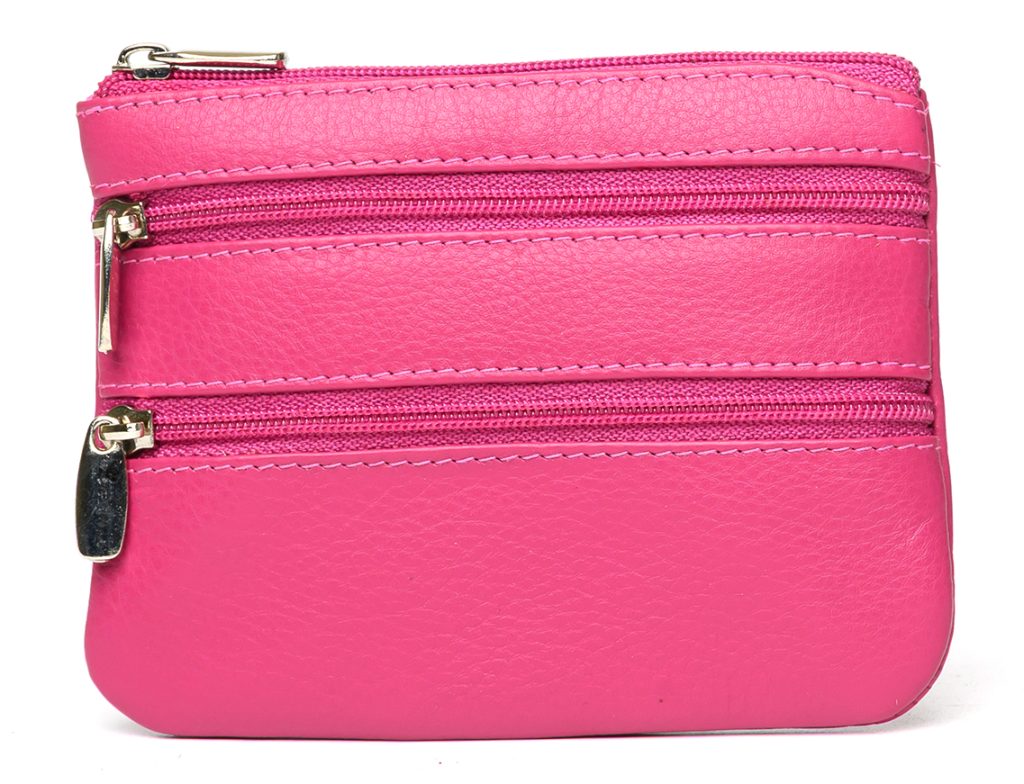 Golunski 0-328n Triple Zip Flat Coin Purse
