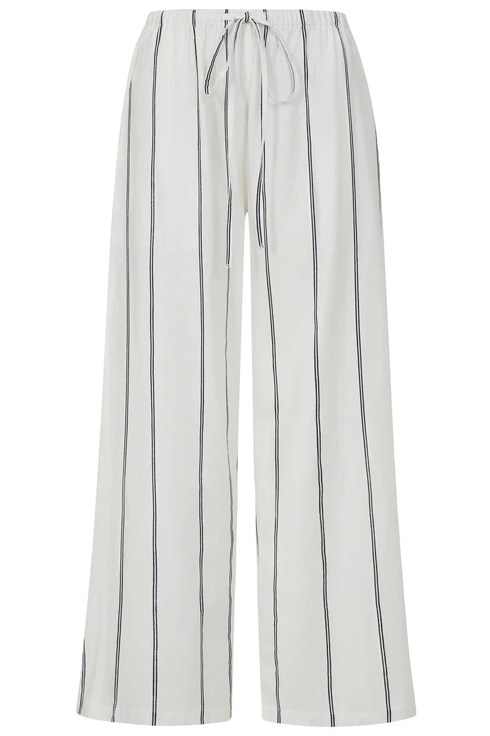 Alice Collins Rose Striped Wide Leg trousers