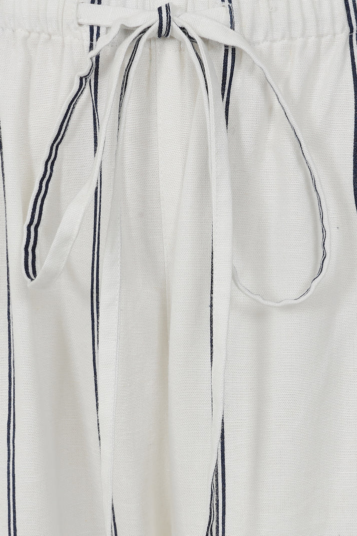 Alice Collins Rose Striped Wide Leg trousers