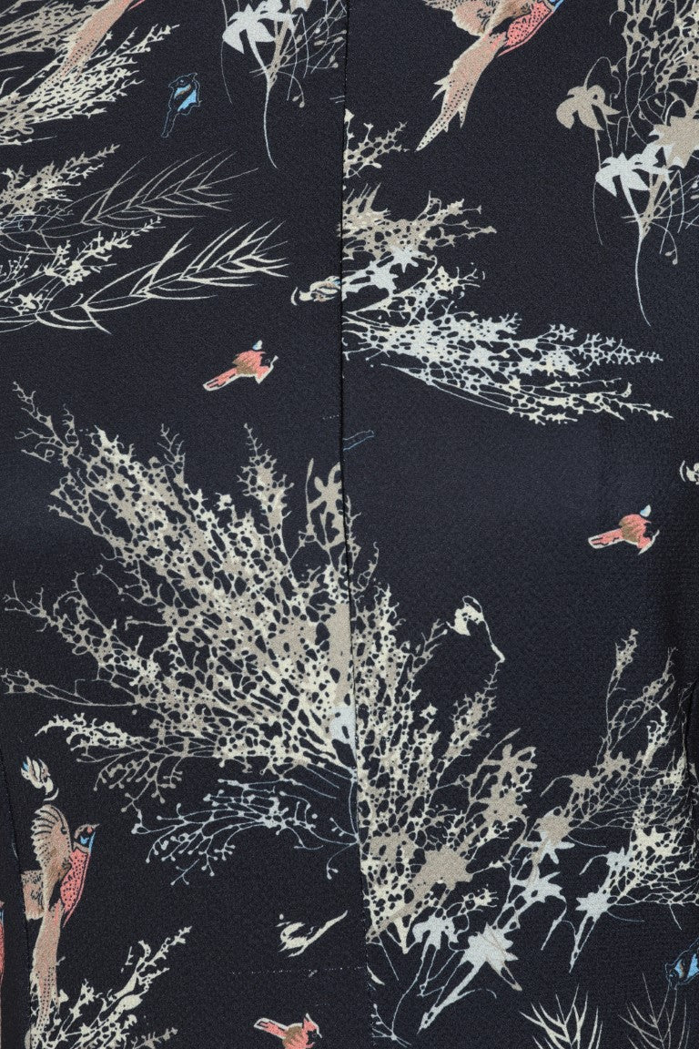 Alice Collins Skylar Print Dress - Wildlife Black