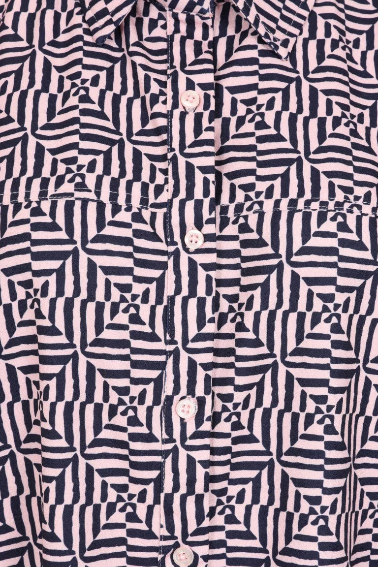 Alice Collins Skylar Print Shirt - Checker Board