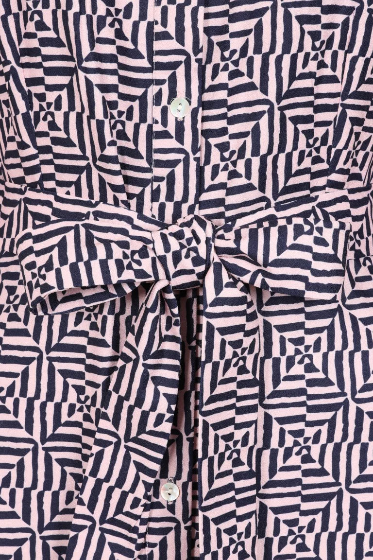Alice Collins Mia Dress - Checkerboard Blush