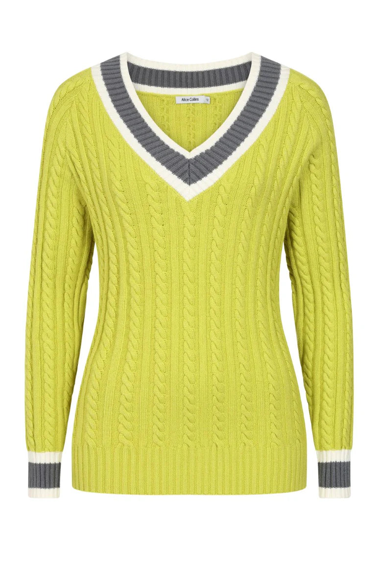 Alice Collins Liz V Neck Pullover