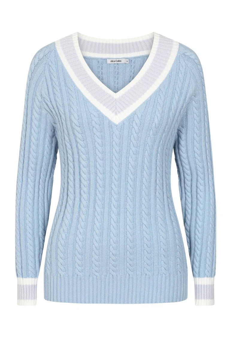 Alice Collins Liz V Neck Pullover