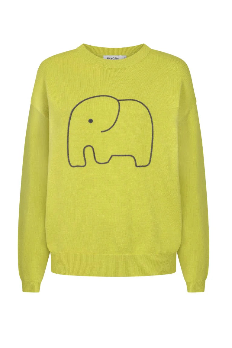 Alice Collins Elephant Pullover