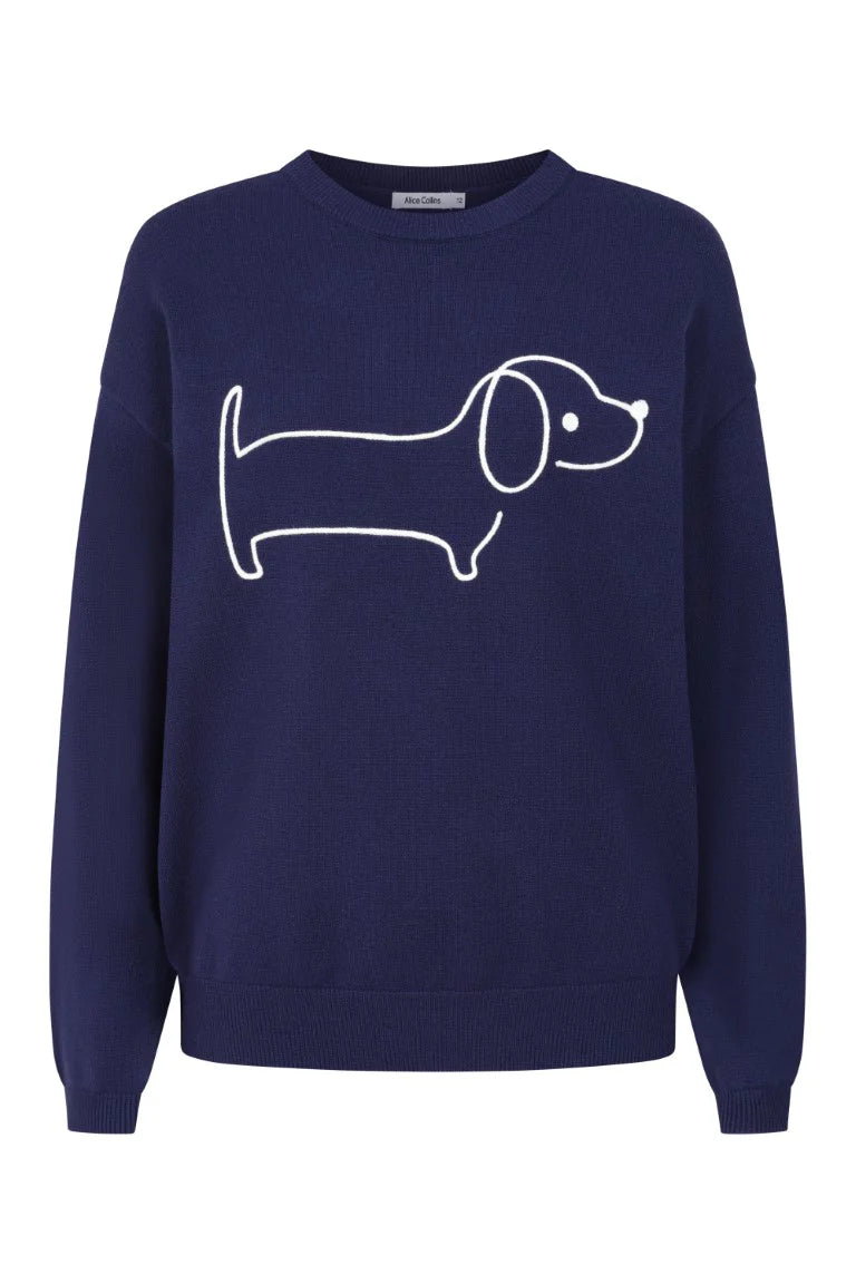 Alice Collins Sausage Dog Pullover