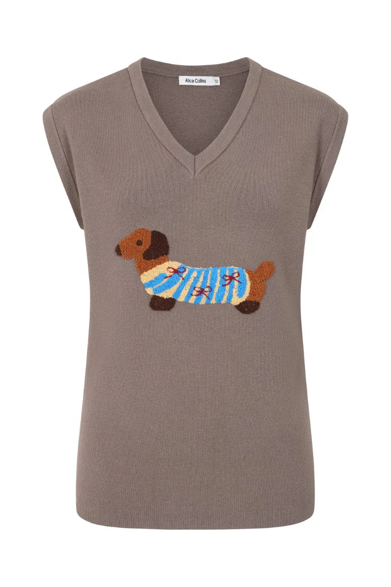 Alice Collins Sausage Dog Slipover