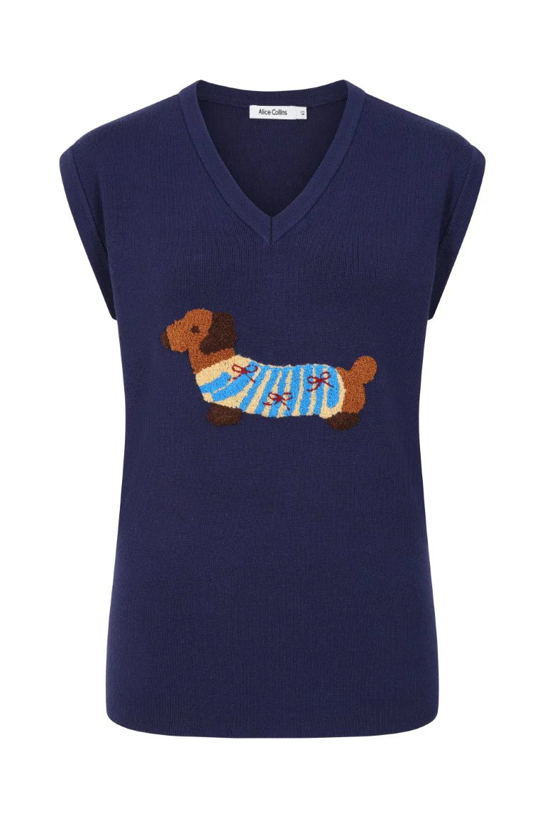 Alice Collins Sausage Dog Slipover