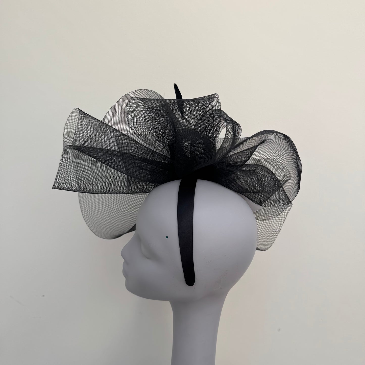 Boardmans Sonny Black Mesh Fascinator