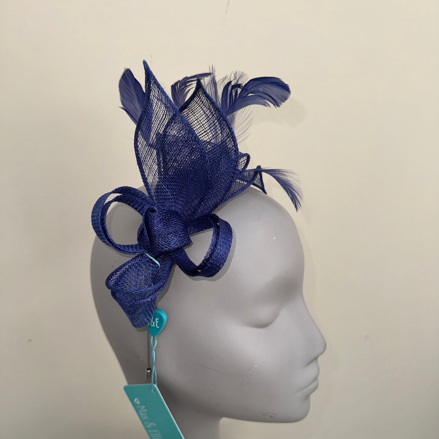 Max and Ellie BF3 Small Fascinator in Blues