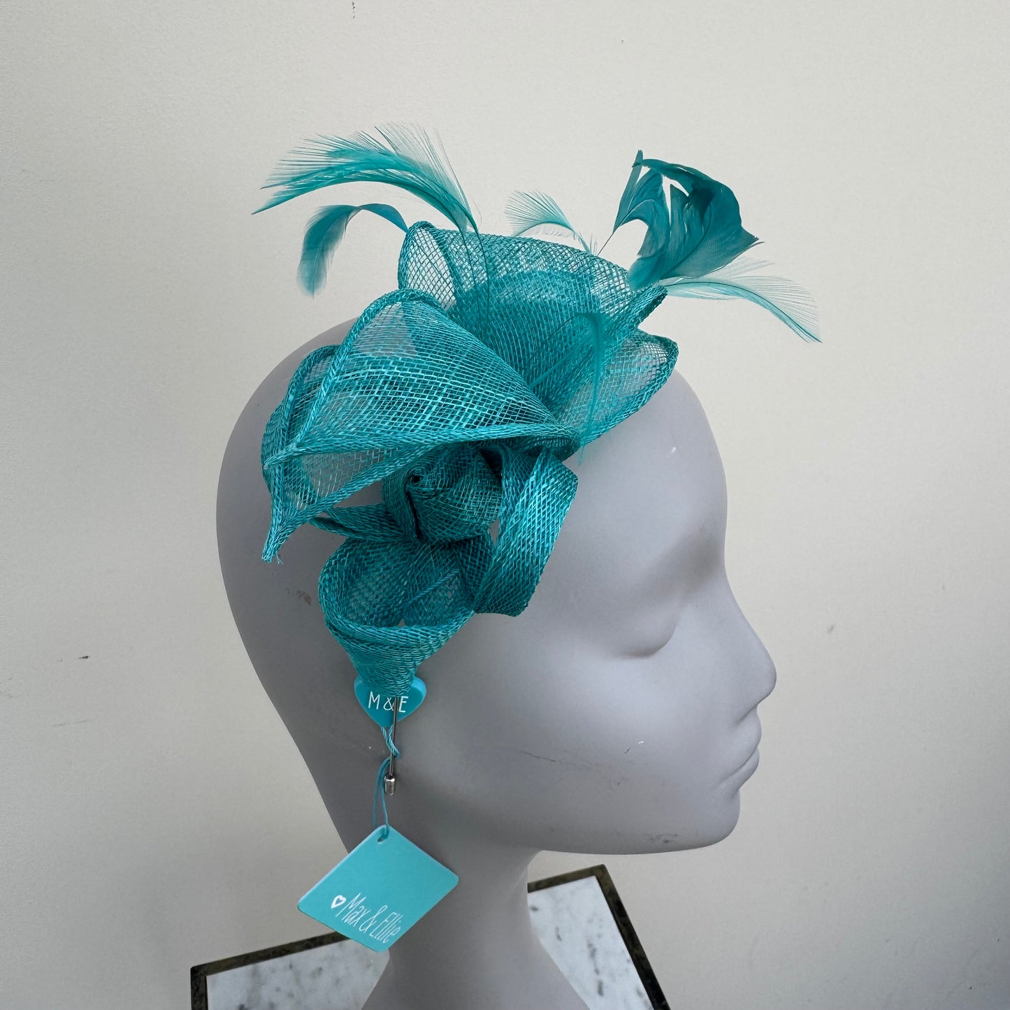 Max and Ellie BF3 Small Fascinator in Blues