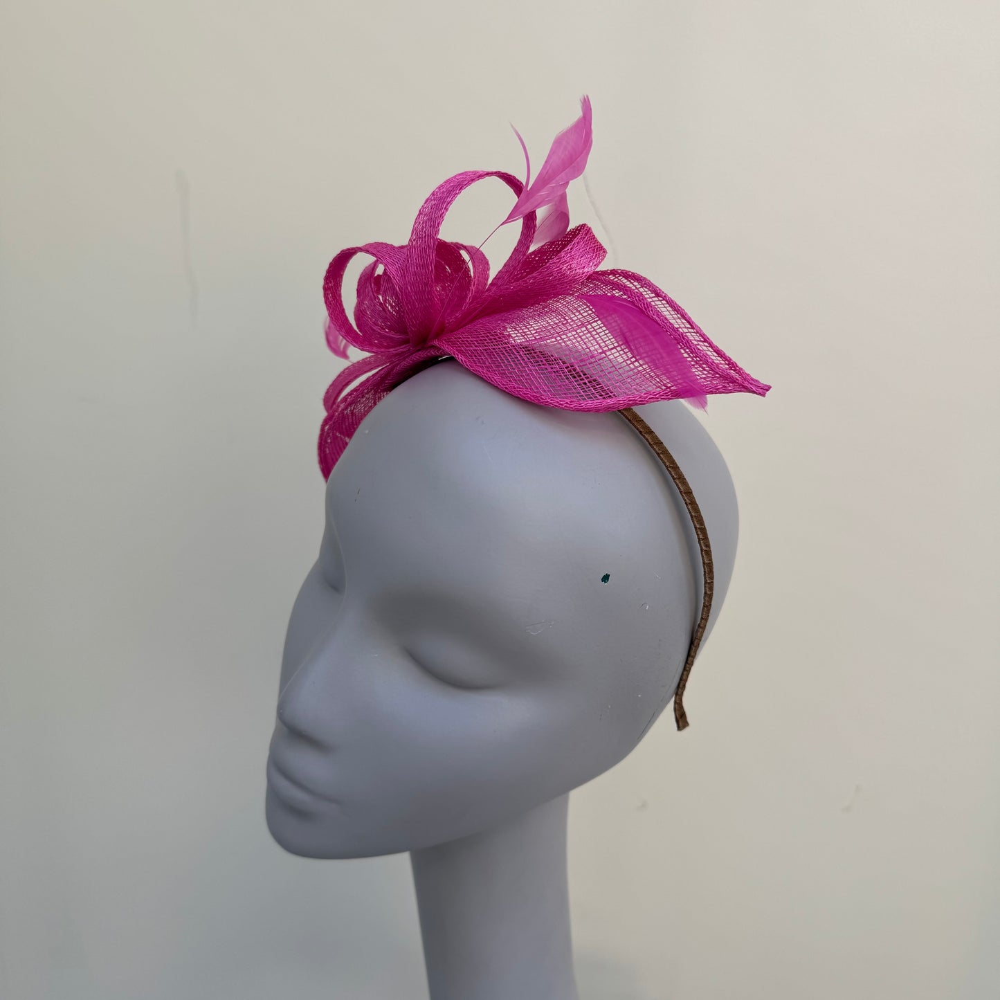 Failsworth 8025 Calypso Pink Fascinator On Headband