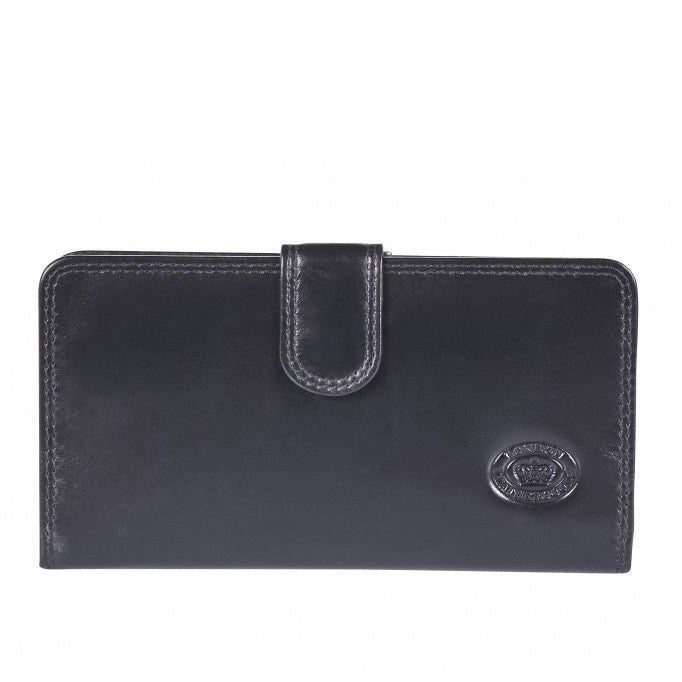 LLG Soft Nappa Leather Large Purse with Clip Section