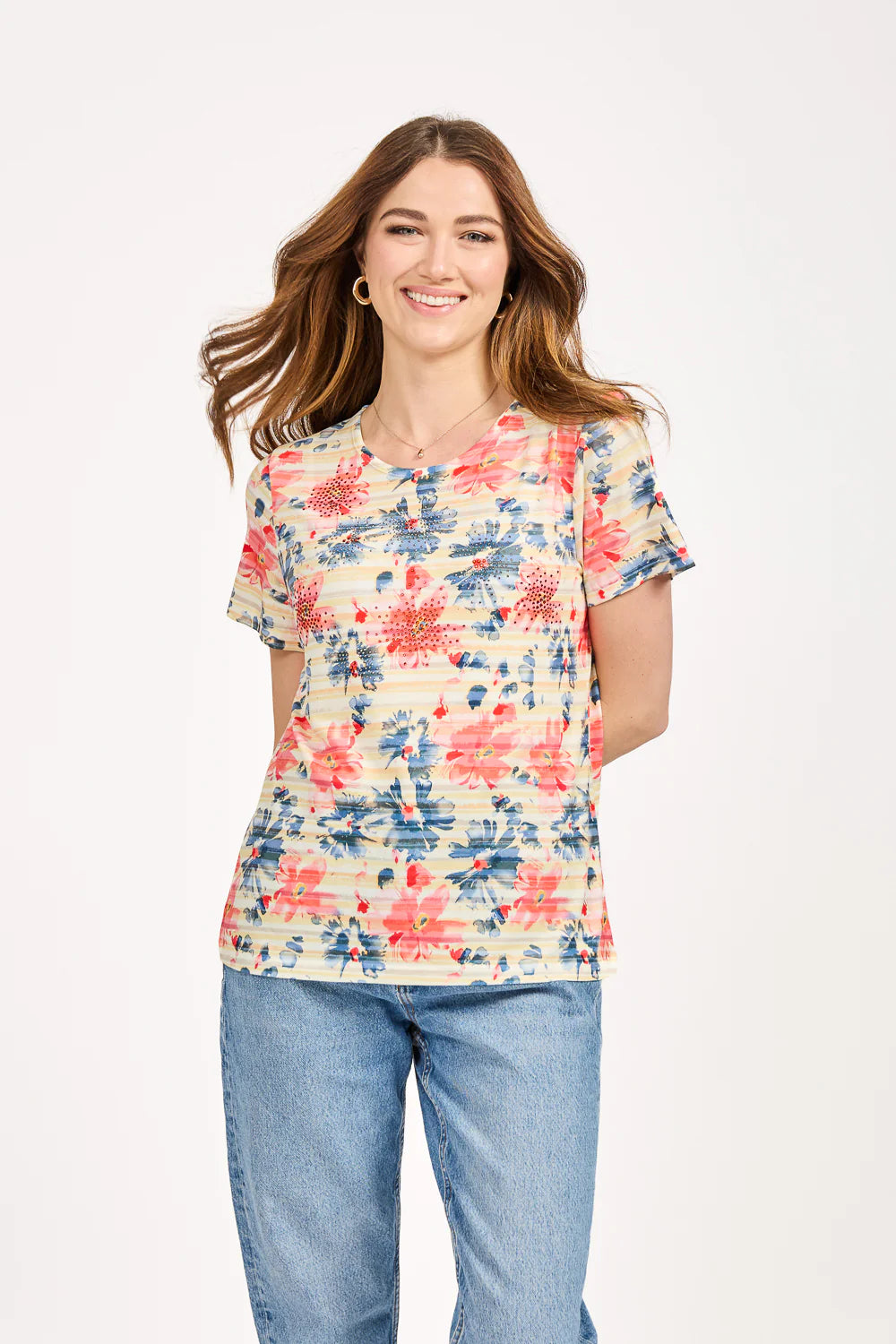 Mudflower MF-619 Multi Flower Shirt