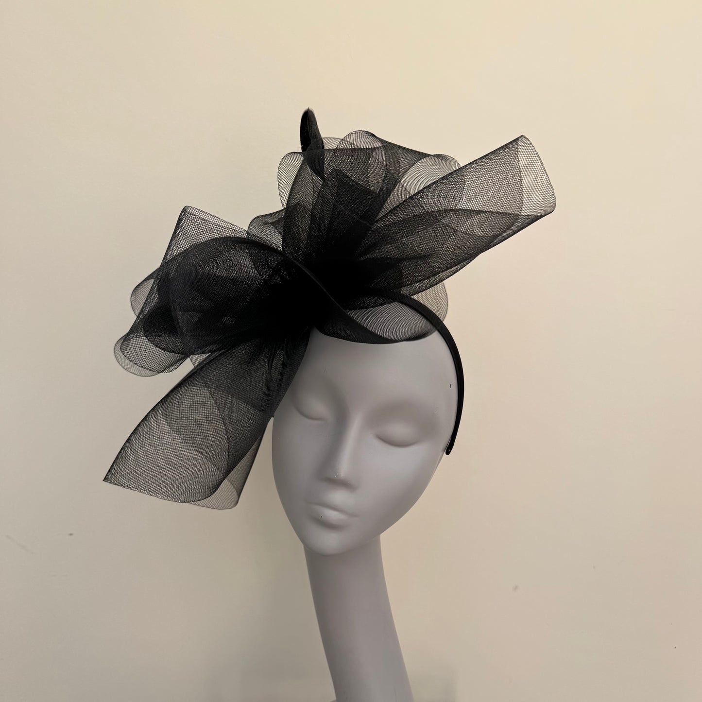 Boardmans Sonny Black Mesh Fascinator