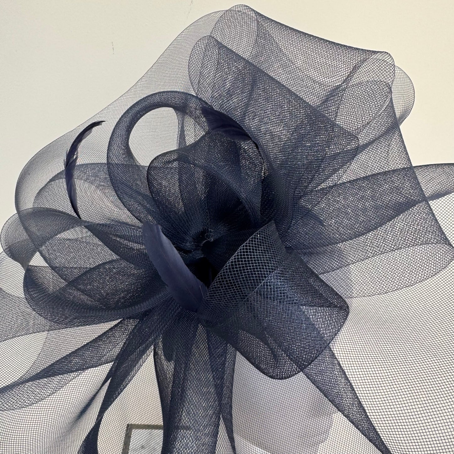 Boardmans Sonny Navy Blue Mesh Fascinator