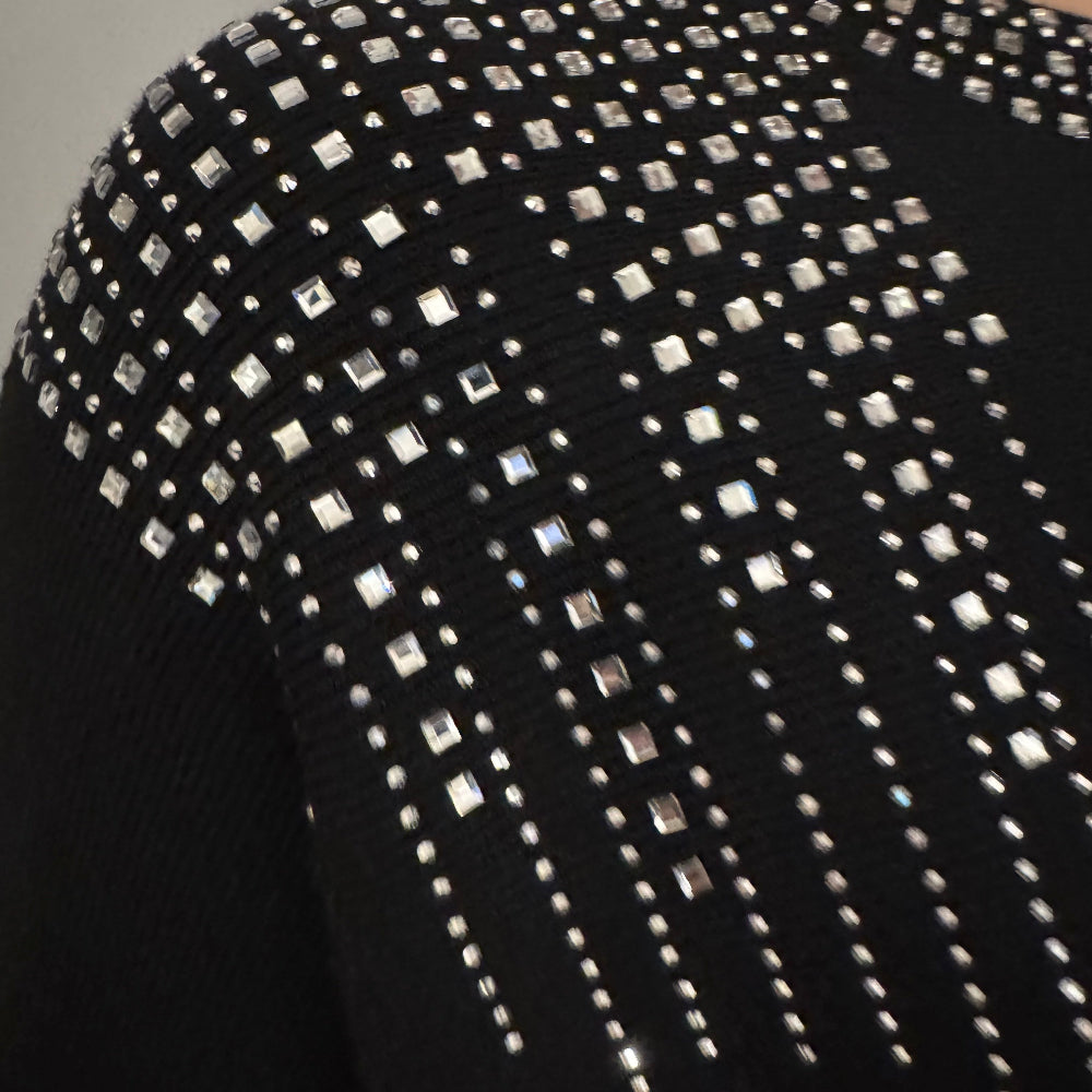 Paramour PK8020 Diamante Knit Jumper