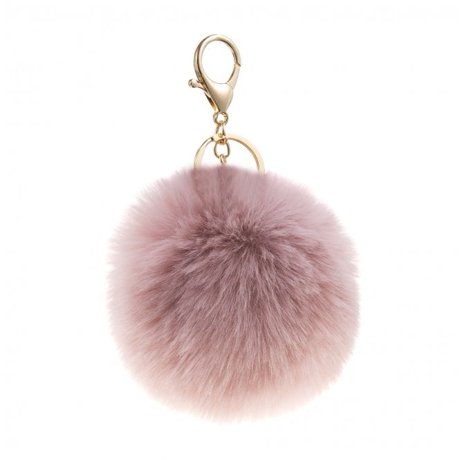 Faux Fur Pom Pom Keyring