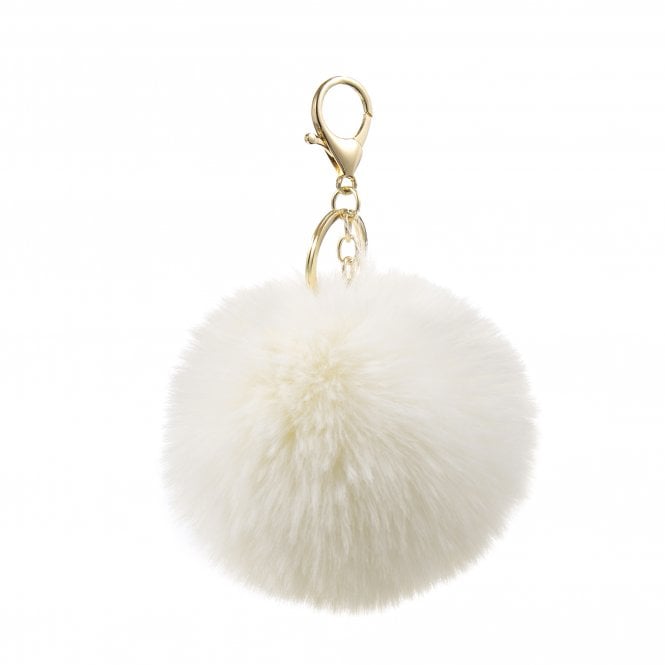 Faux Fur Pom Pom Keyring