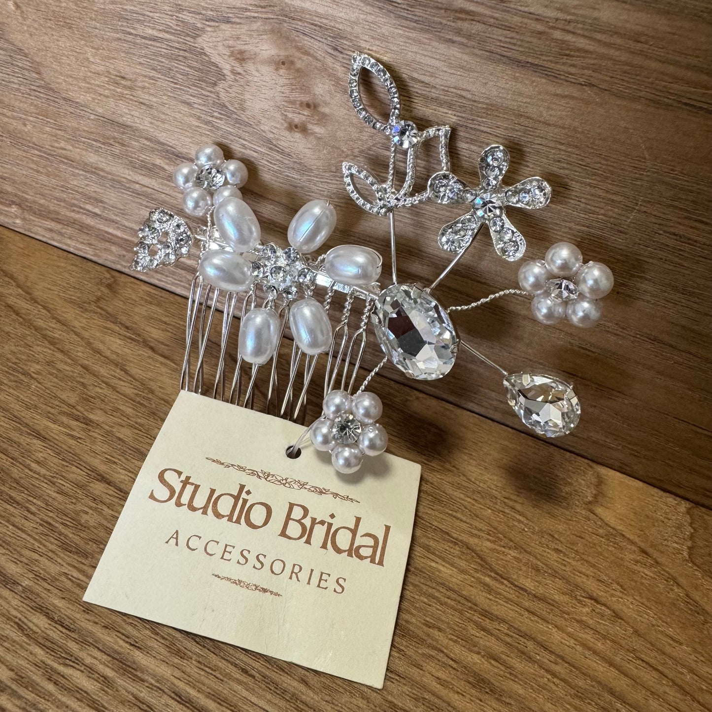 Bridal Hair Comb -Hermione