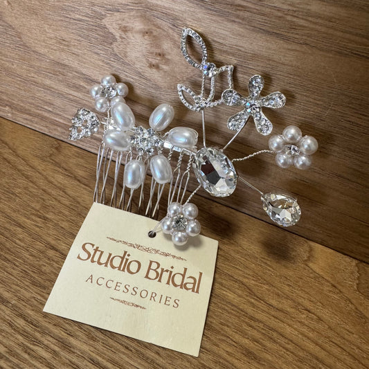 Bridal Hair Comb -Hermione