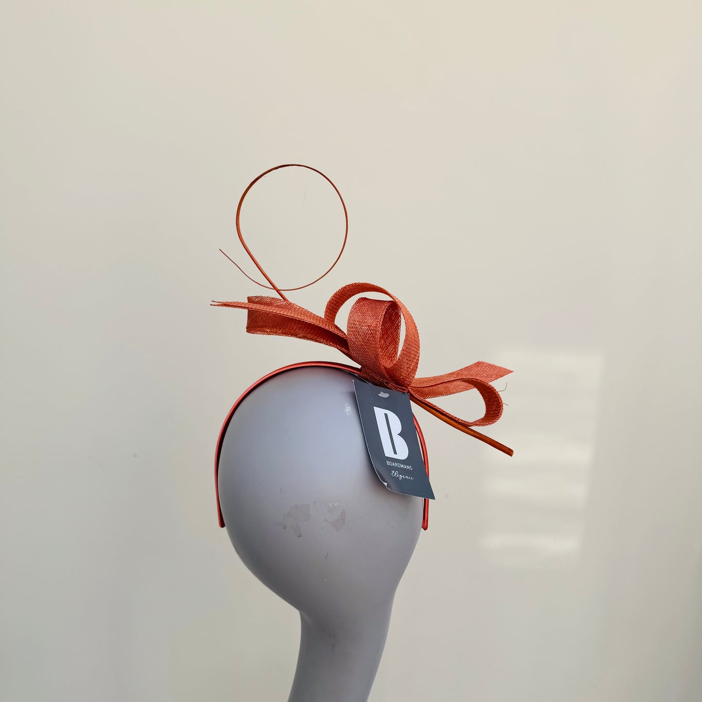 Boardmans Diana Orange Fascinator