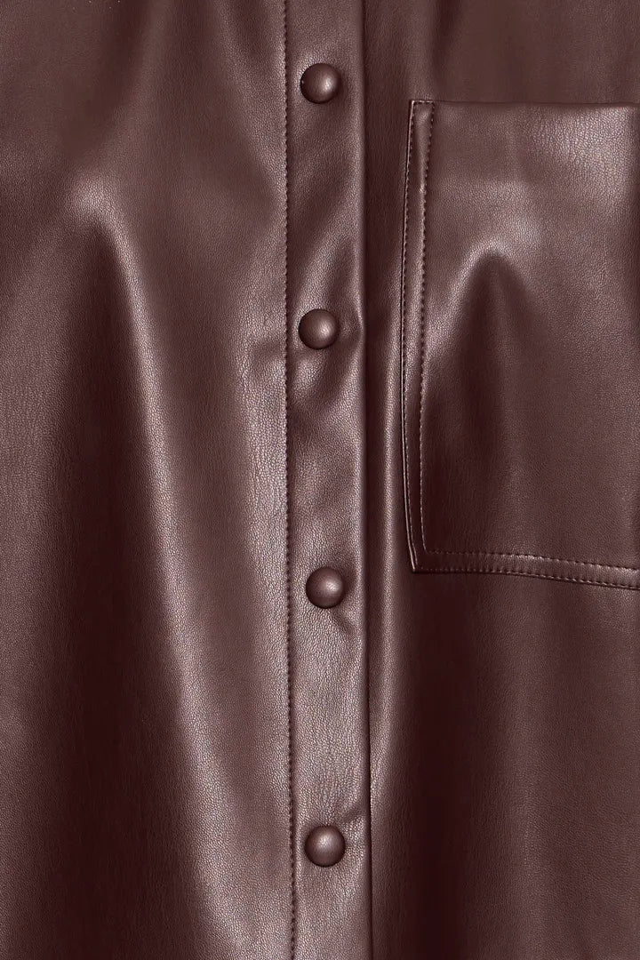B.Young BYENID Shirt Faux Leather