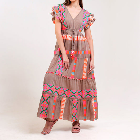 Forever Young 25051 Aztec Summer Dress