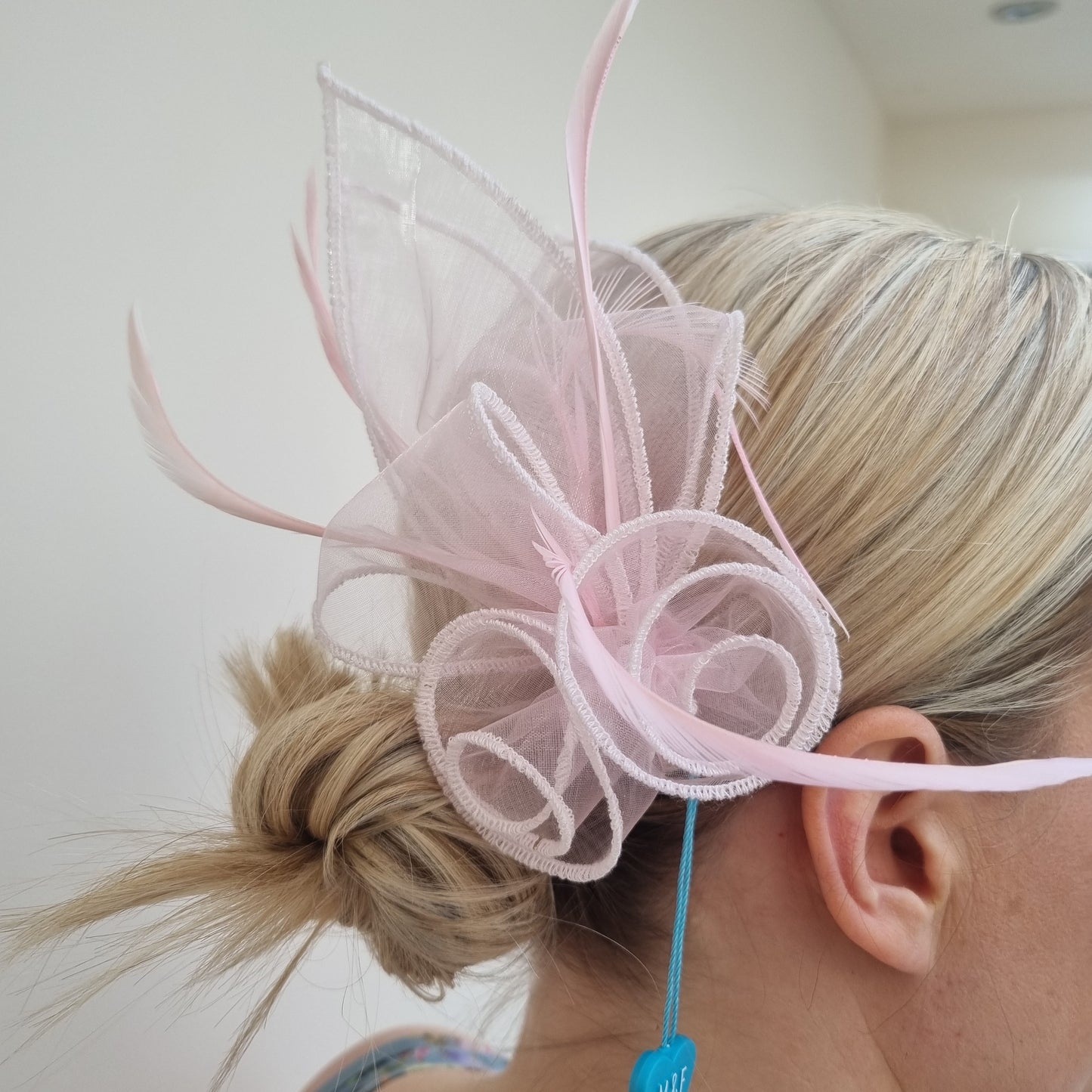 Max and Ellie OF4 Candy Baby Pink Small Clip Fascinator