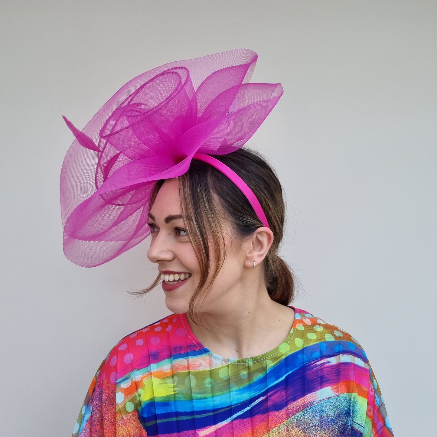 JBees JB24/13 Large Crin Hatinator in Pinks
