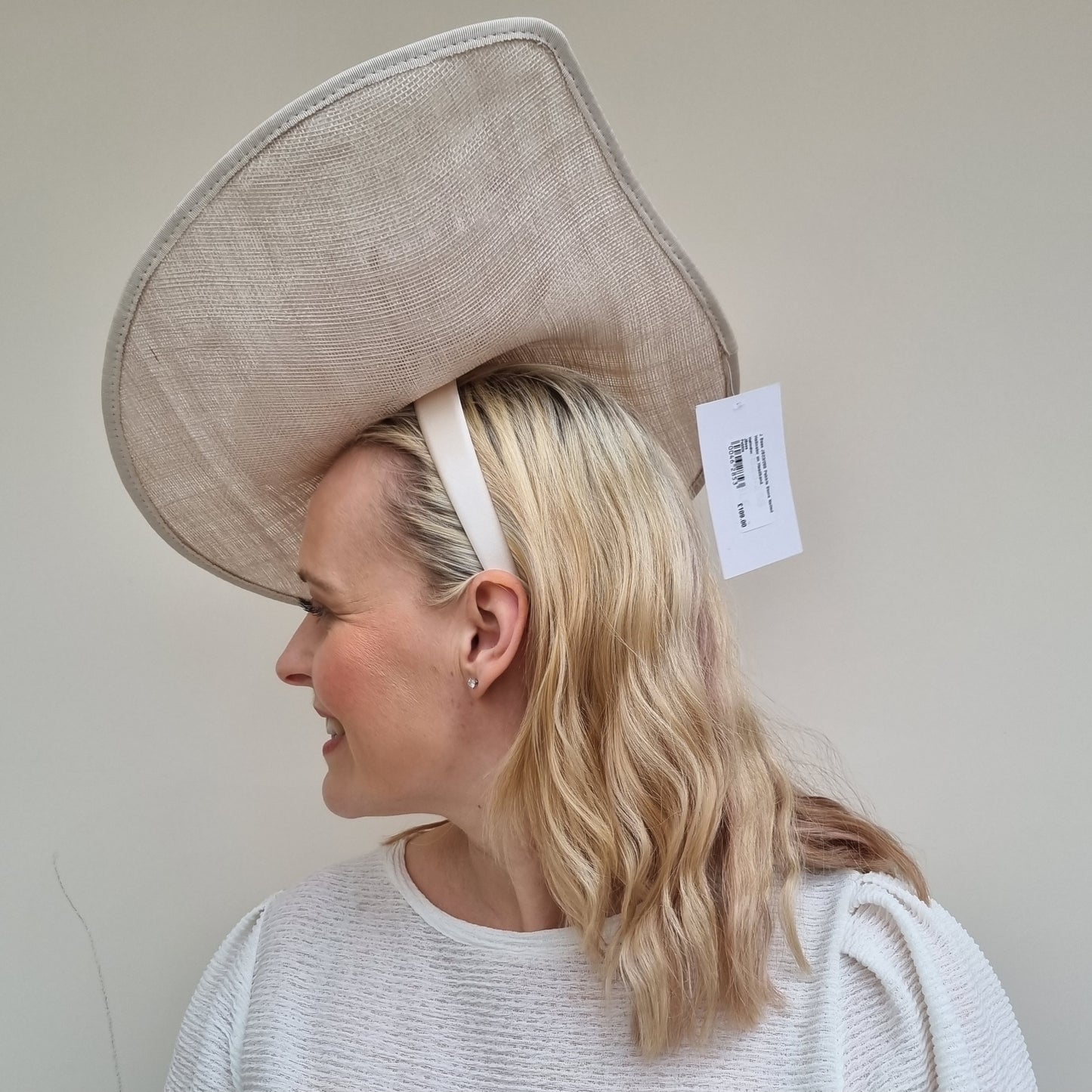J Bees JB23/288 Pebble Stone Netted Hatinator on Headband