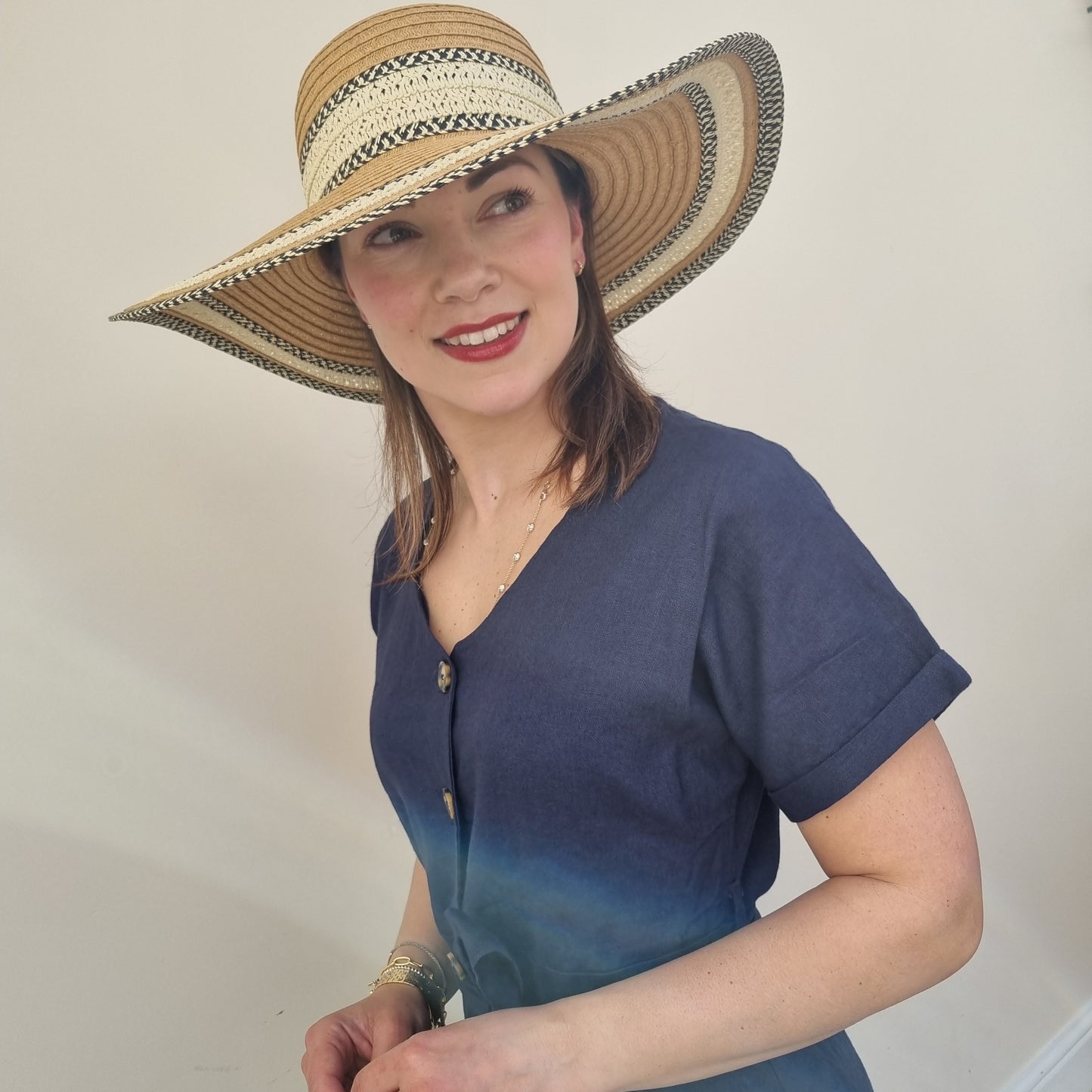 Button Front Linen Dress