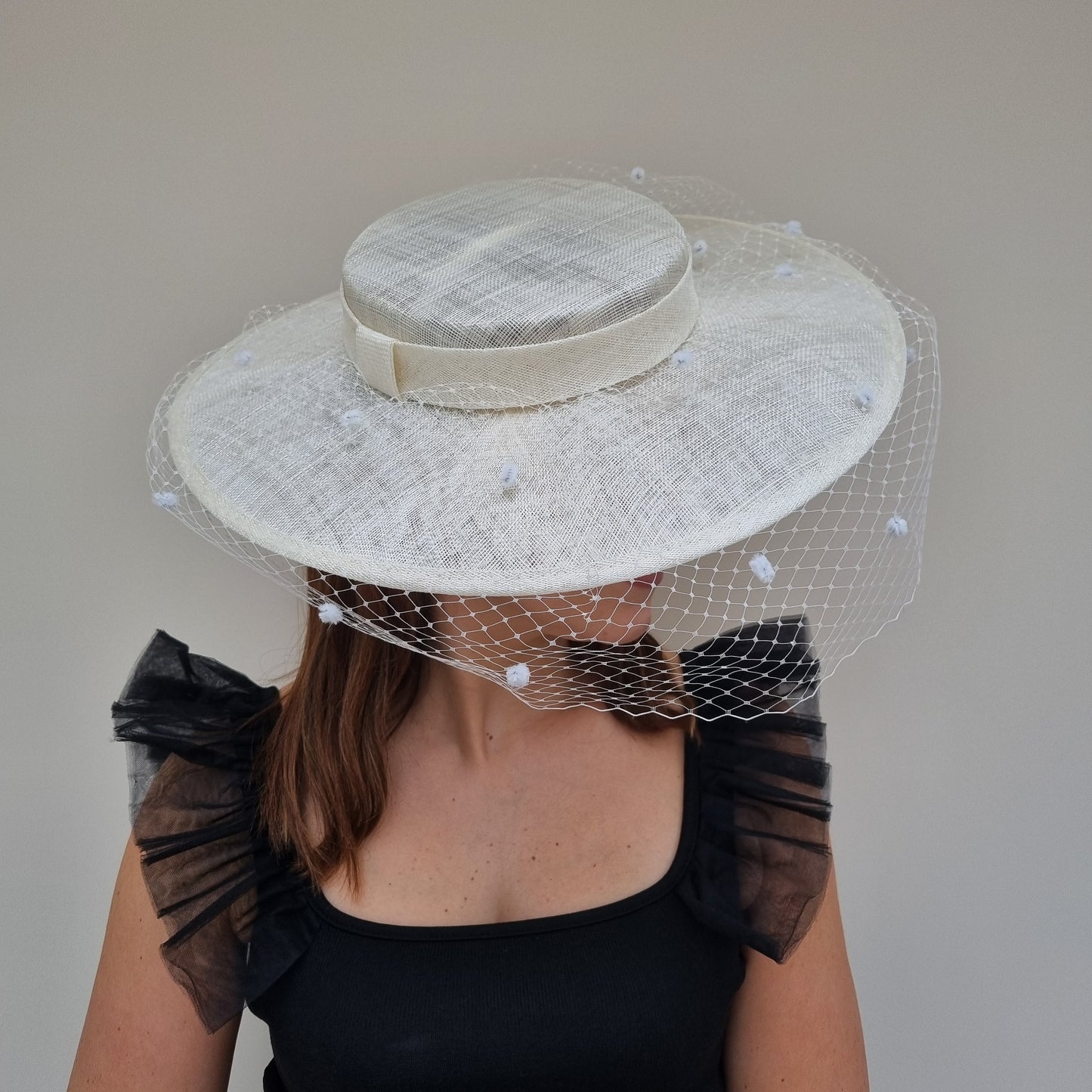 Boardmans Romy Boater Hatinator In Ivory