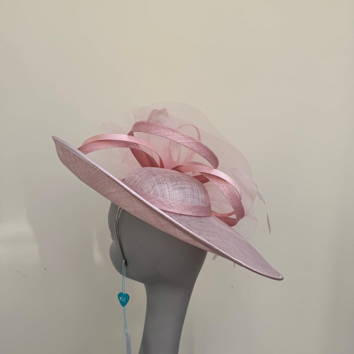 Max and Ellie OD3 Candy Sinamay disc satin edged
