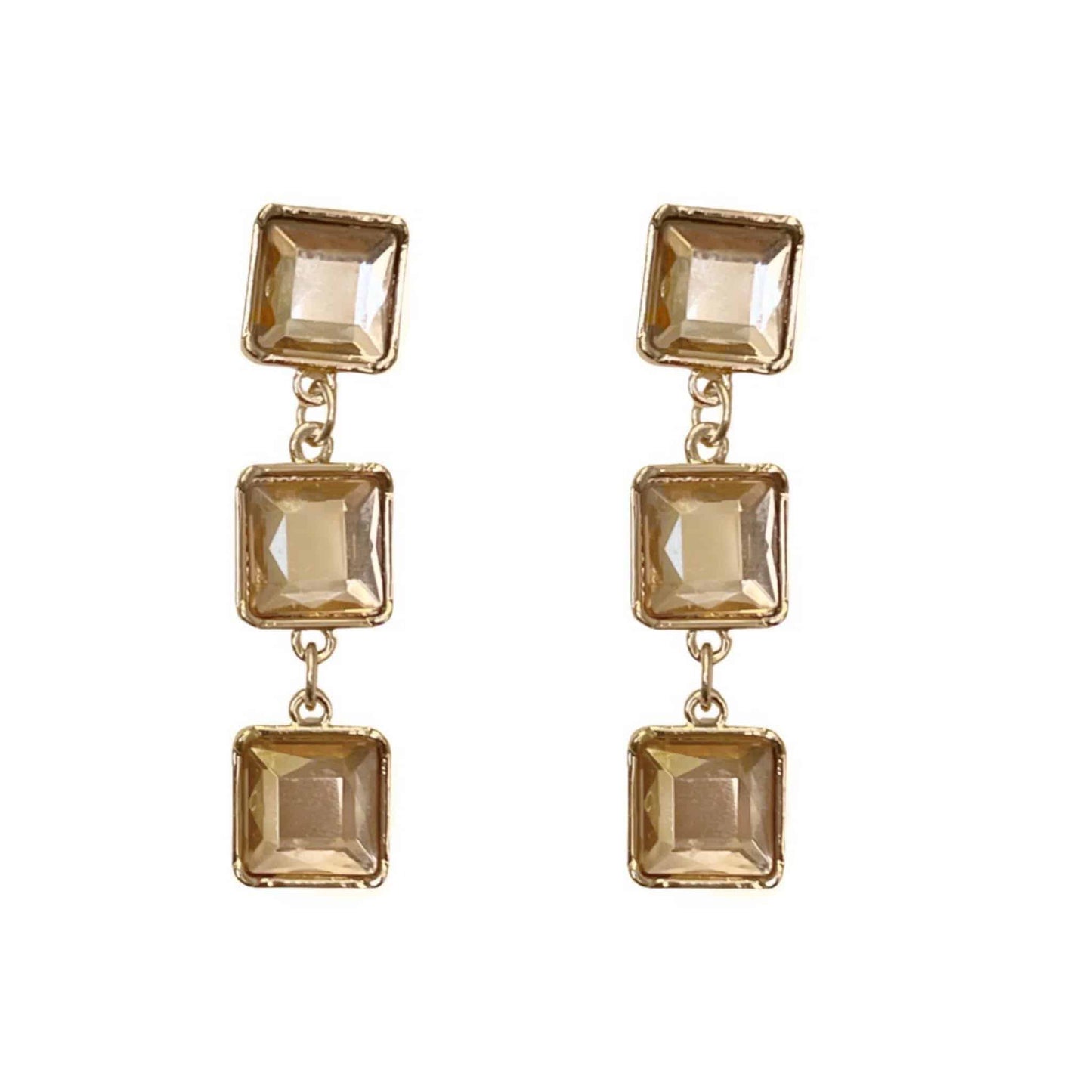 Cube Dropper Earrings
