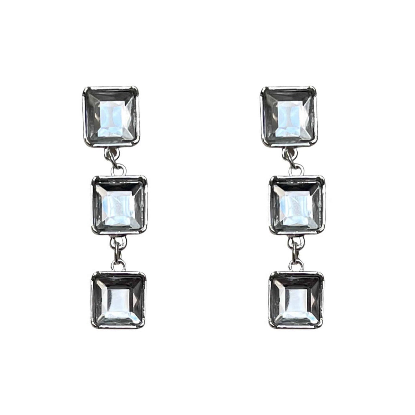Cube Dropper Earrings
