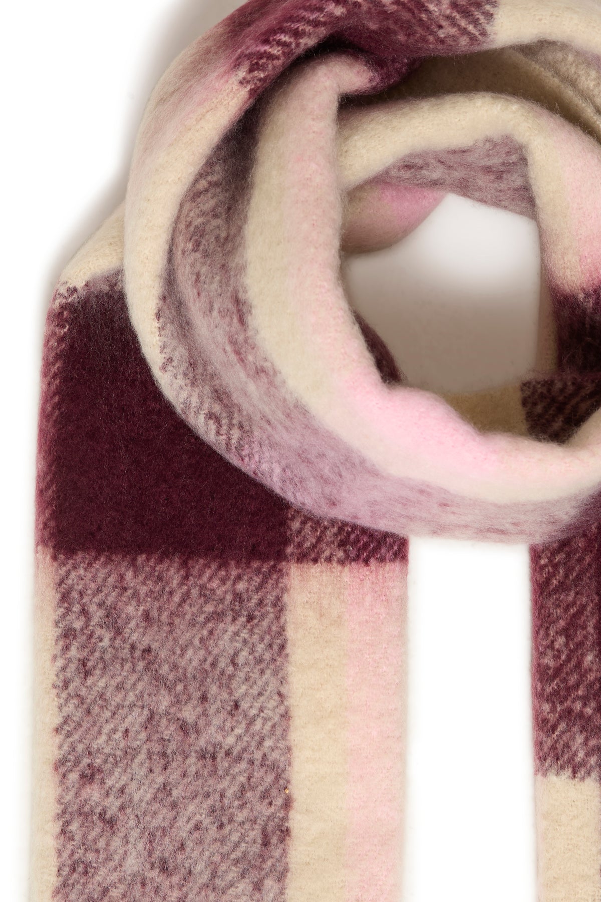 B.Young Bywibke Checked Winter Scarf 20819321