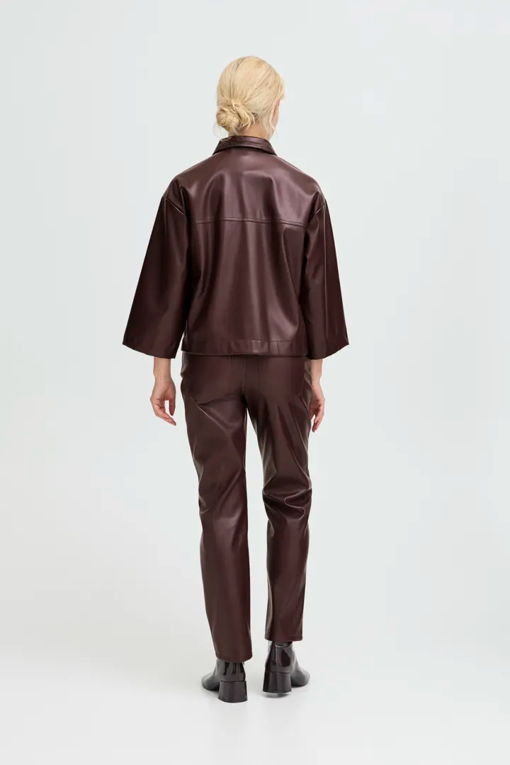 B.Young BYENID Shirt Faux Leather