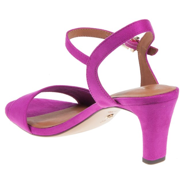 Tamaris 1-28028-42 Dark Fuchsia Pink Suedette Strappy Shoes