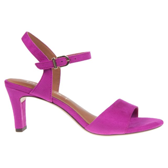 Tamaris 1-28028-42 Dark Fuchsia Pink Suedette Strappy Shoes