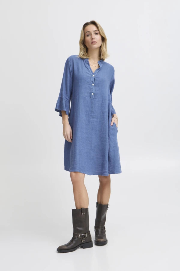 Sorbet Fontanelle Placket Dress