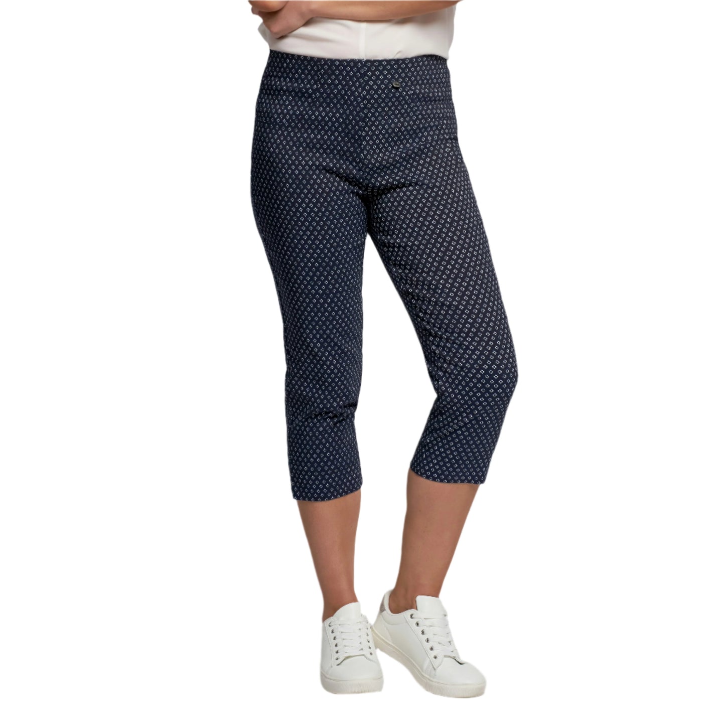 Pinns 226C Diamond Bengaline crop with pockets