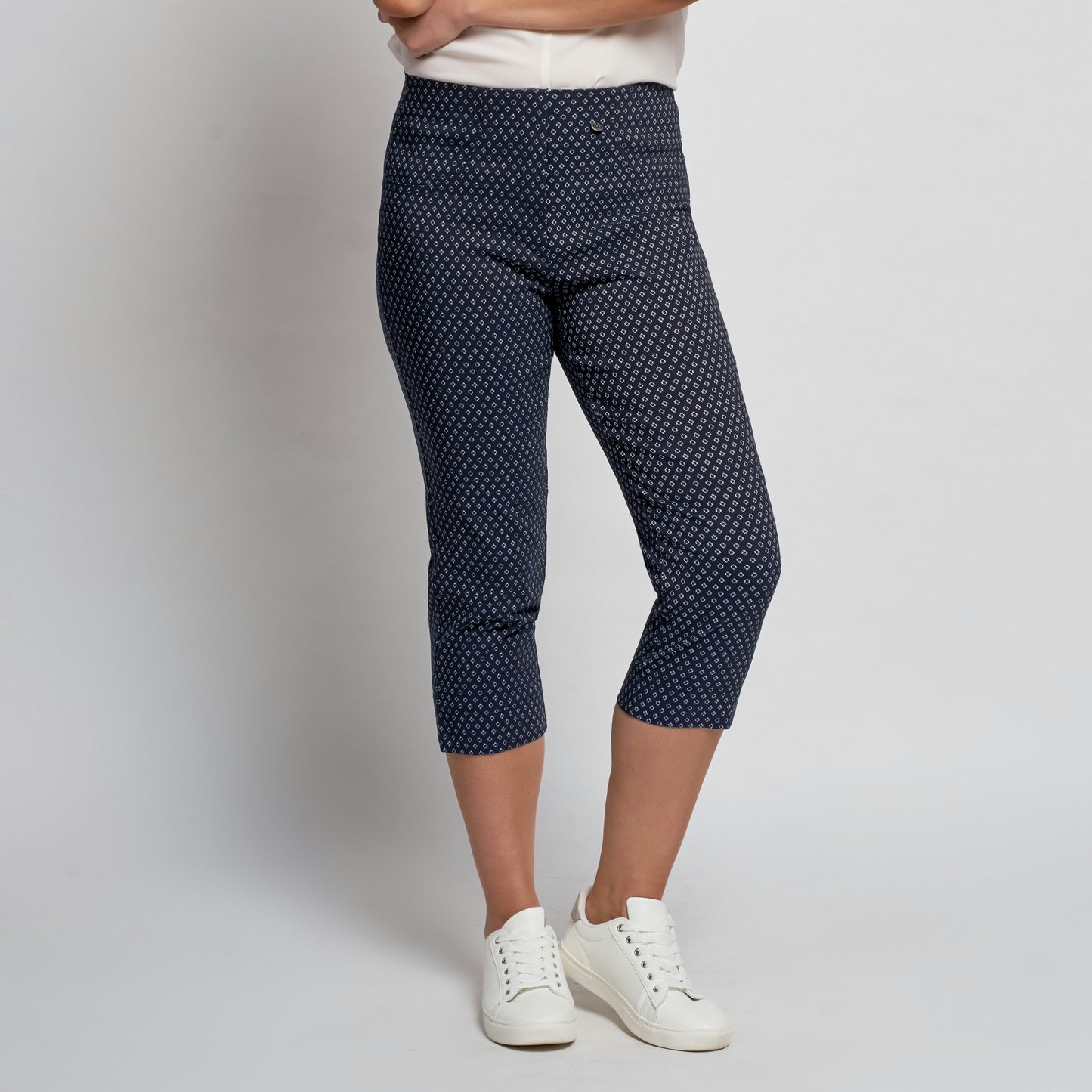 Pinns 226C Diamond Bengaline crop with pockets