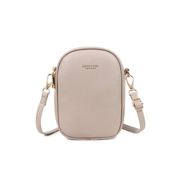 Cross Body Bag withTwo Zip Pockets