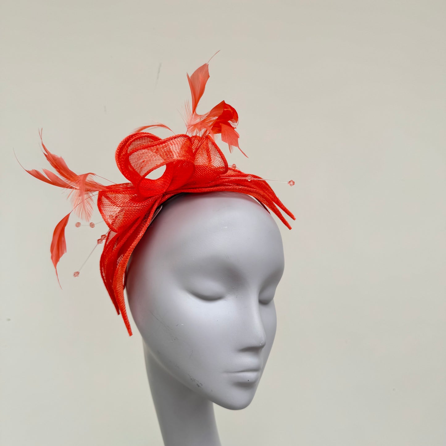 J Bees JB23/318 Fascinator in Yellows & Orange