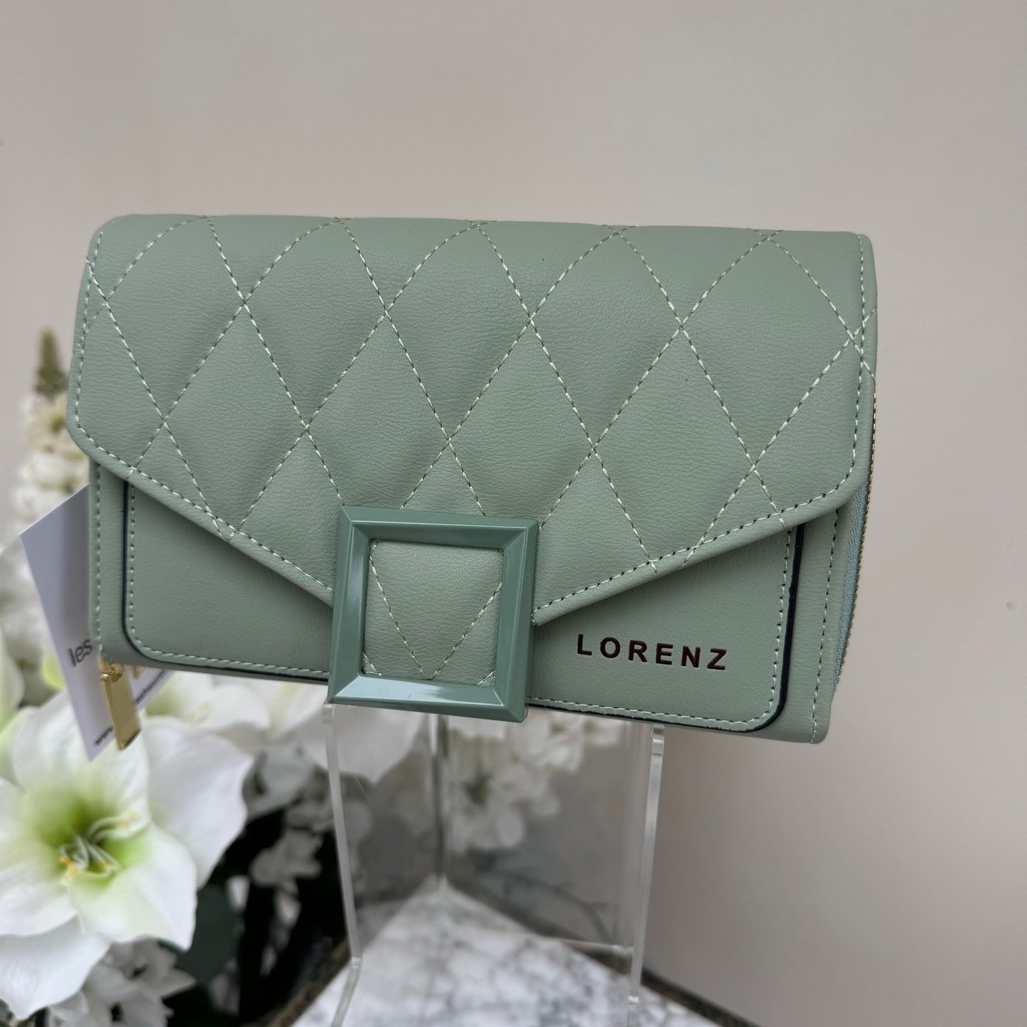 GHS 7123 Quilted Flapover Purse Bag