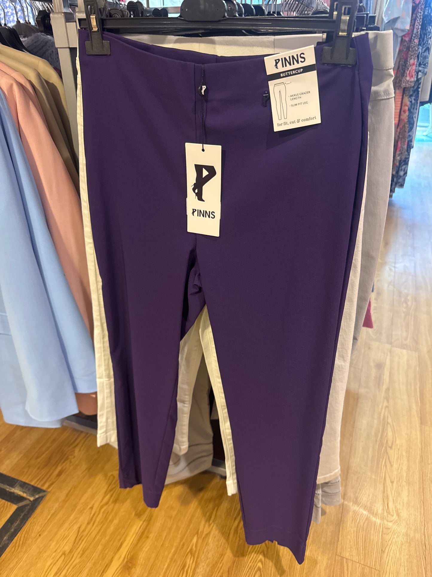 Pinns 302CT Plain Ankle Grazer Trouser