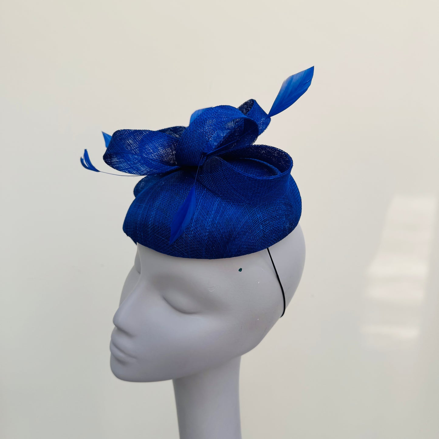 Boardmans Faith Cobalt Blue Pillbox Hat