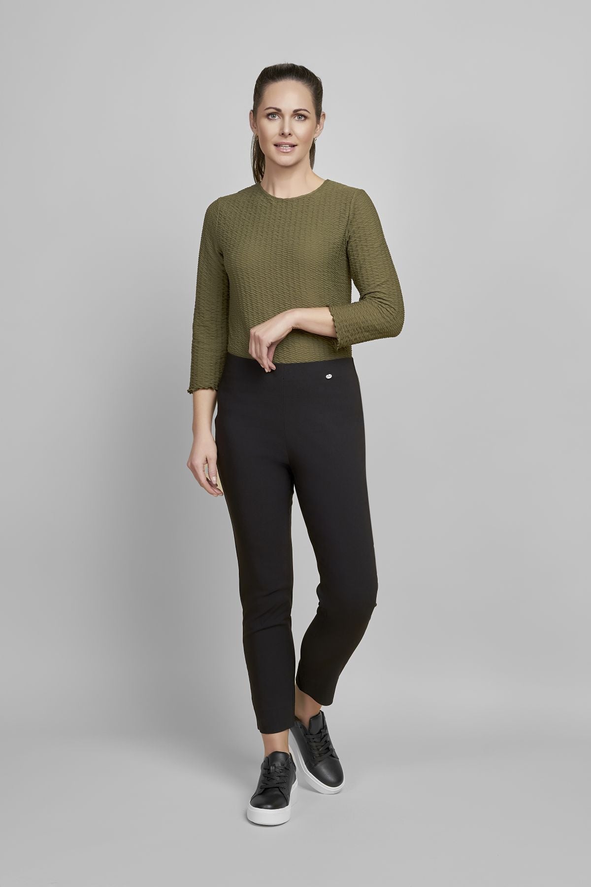 Pinns 302CT Plain Ankle Grazer Trouser