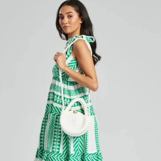 South Beach Mini Rope Bag in White